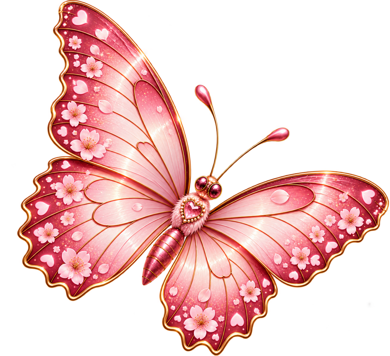 Pink Butterfly of Love for Meenal